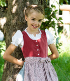 Samt-Dirndl rosé